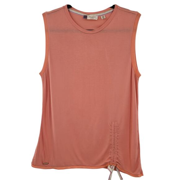 Ted Baker London Sleeveless Top Size 3 Side Cinch - Picture 1 of 5